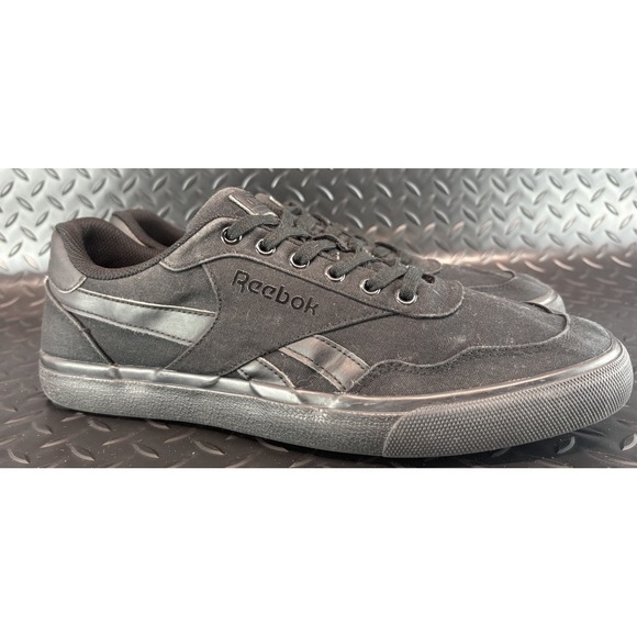 Reebok Galaxy Men's Black Low Top Sneakers Size 12 - Picture 2 of 7